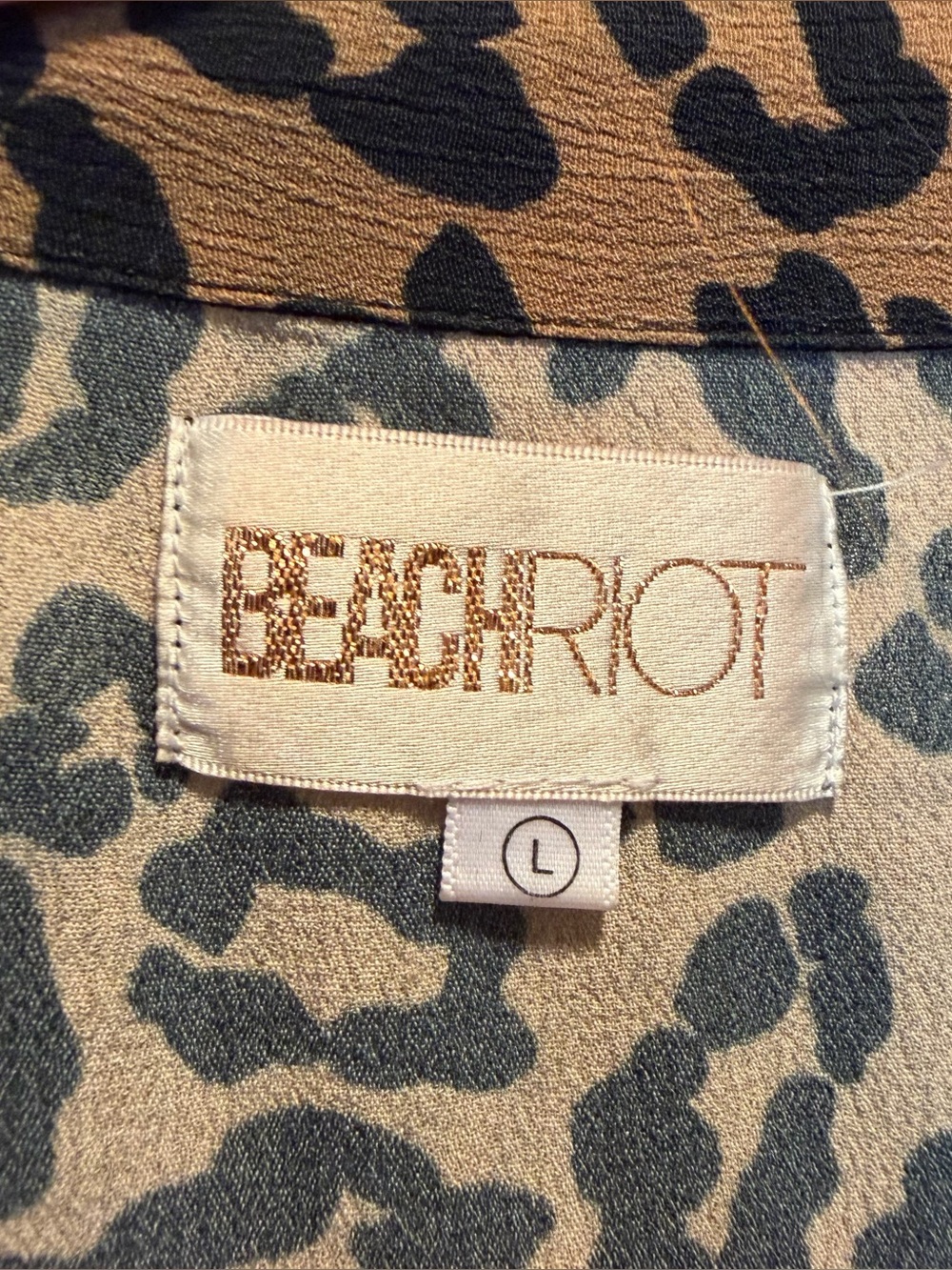 Beach Riot Leopard Lightweight Blazer - Picture 4 of 4